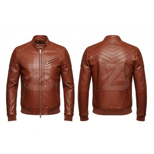 Top Selling Men Stylish Leather <b>Jacket</b> Different Colors Available in Best Quality Motorbike <b>Jacket</b> - Product Image 6