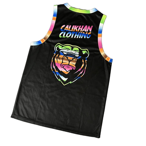 Professional Basketball Jersey 100% Polyester Quick Dry Custom Team Name Made for <b>Athletes</b> - Product Image 2