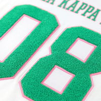 Maillot de football en chenille pour femme, vert ivoire, à manches courtes, col en V, décontracté, avec diamants, idéal pour l'été