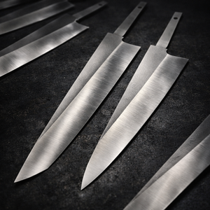 มีดเชฟสแตนเลสแบบมืออาชีพ ใบมีดเปล่าไม่ผ่านการตกแต่ง  มีดครัวแบบเปล่า รับผลิตตามสั่ง ขายส่ง - Product Image 5