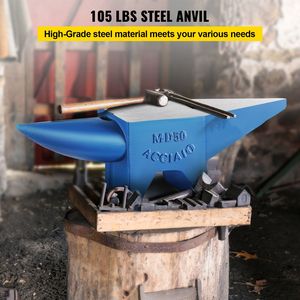 Incudine in Acciaio Fuso a Corno Singolo per Fucinatura, con Foro Rotondo Robusto, per Vendita o Attrezzatura, Colore Nero - Product Image 2