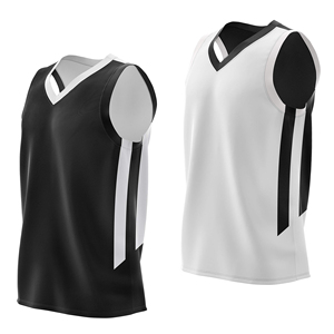 Camiseta de baloncesto reversible de malla, uniforme deportivo para equipo de baloncesto, camiseta sin mangas lisa para entrenamiento y práctica, doble atlética - Product Image 1