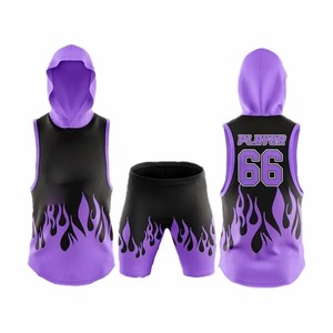 Ensemble uniforme de football américain 7 contre 7 toutes tailles, vêtements de sport, nom et numéros d'équipe, ensemble uniforme de compression 7v7 disponible dans toutes les couleurs - Product Image 5