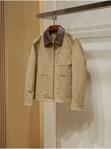 Men's Winter Streetwear 100% Cotton <b>Canvas</b> <b>Jacket</b> Outdoor Waterproof Lightweight Anti-UV Cotton <b>Canvas</b> <b>Jacket</b> - Product Image 3