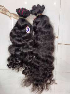 Extensiones de Cabello Natural Indio Virgen de Templo, 100% Sin Procesar, Trama Natural, Bajo MOQ, Venta al Por Mayor - Product Image 6