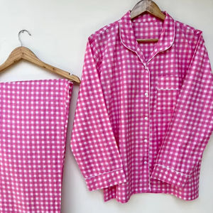 Conjunto de Pijama para Mujer Naaz Textile con Estampado de Tigre, Ropa de Dormir Informal de Verano, Suave y Transpirable - Product Image 1