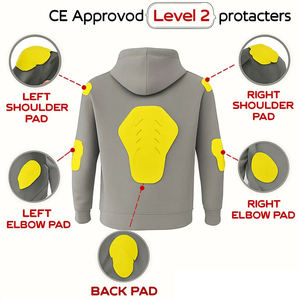 Chaqueta de Motocicleta para Hombre con Forro de Kevlar OEM, Chaqueta de Forro Polar, Cortavientos, Transpirable, Impermeable, Protectora para Invierno, Más Vendida - Product Image 3