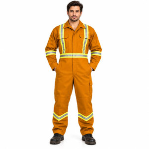 Overoles Reflectantes de Alta Resistencia, Pantalones de Trabajo de Seguridad Impermeables de Alta Visibilidad para Trabajadores de la Construcción y Carreteras - Product Image 2