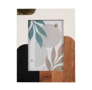 Cadre photo de qualité supérieure avec design en résine de bois et laiton, pour accrocher au mur ou poser sur table, au meilleur prix - Product Image 1