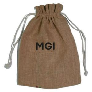 Sac à cordon en coton biologique personnalisé - Écologique, réutilisable, cadeau et artisanat, logo personnalisé imprimé, petite taille pour bijoux, cosmétiques - Product Image 6