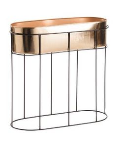 Jardinière cylindrique haute en fer au design tendance pour la décoration intérieure des halls d'hôtel – Fournisseur de pots de fleurs modernes en métal - Product Image 5
