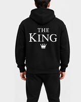 Sweatshirts à capuche personnalisés avec logo assorti pour couples, sweatshirts à capuche grande taille, sweat-shirt de survêtement pour les amoureux de la Saint-Valentin