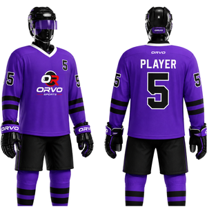 Maillots de hockey sur glace sublimés personnalisés, uniformes de hockey en gros, vêtements de sport d'équipe, fournisseur de maillots d'équipe de hockey personnalisés OEM - Product Image 5