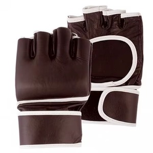 Guantes de MMA Rosas con Logotipo Personalizado, Guantes de Grappling, Guantes Profesionales de Artes Marciales para Sparring, Entrenamiento de Boxeo con Palma Abierta para Mujer - Product Image 3