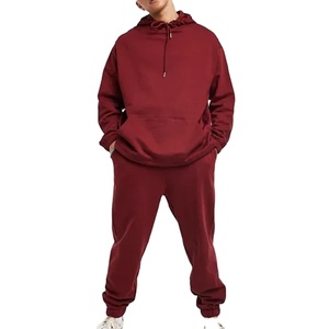 Venta al por mayor Plain Workout Crew Neck Sweatsuit Chándal de alta calidad Streetwear Mens Sweatsuit 2026 - Product Image 1