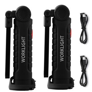 "1200mAh Rechargeable LED Work Light with Magnetic Base & 360 Rotation-5 <b>Lighting</b> Modes for Mechanics <b>Workshop</b>" - Product Image 1