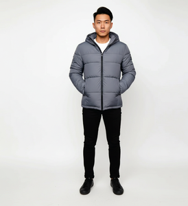 เสื้อแจ็คเก็ตกันหนาวแบบหนาพิเศษสำหรับฤดูหนาว ไซส์ใหญ่ มีฮู้ด คุณภาพสูง เสื้อคลุมผู้ชายแบบมีฮู้ด เสื้อแจ็คเก็ตพัฟเฟอร์หนาพิเศษแบบสั่งทำได้ - Product Image 6