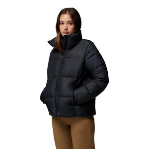 <b>Women</b> Modern Puffer <b>Coat</b> 315 GSM Nylon Quilted Insulated Winter Jacket Water Resistant <b>Lightweight</b> Warm Casual Urban OEM Private - Product Image 2