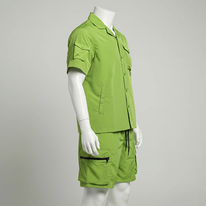 Conjunto de Camiseta y Pantalones Cortos de Lujo Blancos para Hombre, de la Mejor Calidad, con Logotipo Personalizado, Diseño de Diseñador, Conjunto de Verano de Dos Piezas para Hombre - Product Image 3