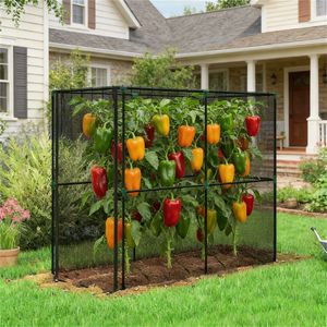 Rete Nera per Protezione Piante e Ortaggi, Tenda per Coltivazione di Frutta, Verdura e Fiori, Prodotto per Giardinaggio - Product Image 1