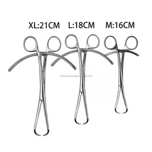 Ciseaux chirurgicaux vétérinaires |   Instruments chirurgicaux orthopédiques réutilisables en acier inoxydable pour la réduction des os canins, à cliquet long et incurvé - Product Image 3