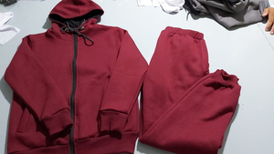 Ensemble de survêtement unisexe personnalisé pour l'hiver, décontracté, en polaire antibactérienne légère, pour le fitness, l'entraînement, le jogging et la course à pied - Product Image 3