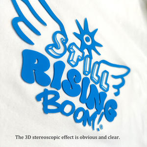 Logo de marque en caoutchouc silicone de haute qualité avec étiquette de transfert thermique en silicone 3D pour vêtements de sport - Product Image 5