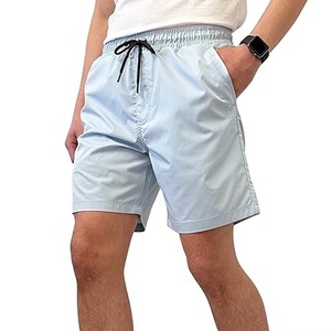 Shorts de Playa para Hombre, Color Azul Claro, de Secado Rápido, Cintura Media, con Cordón Ajustable, Estilo Casual, con Bolsillos, Material de Nailon y Spandex - Product Image 2