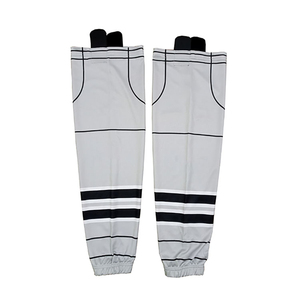 Gray Striped Knee High <b>Leg</b> <b>Warmers</b> Breathable Spandex Polyester Casual Wear for Adults Spring Season - Product Image 1