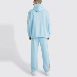 ชุดวอร์มพิมพ์ลายกราฟิกสำหรับผู้ชายฤดูหนาว ขายส่ง สีตามสั่ง ผ้าฝ้ายฟลีซ 100% ชุดลำลองแบบ unisex พร้อมโลโก้ - Product Image 4