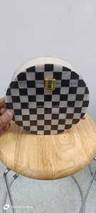 Beau sac de soirée artisanal en résine bleu blanc de style ange à vendre au meilleur prix pochette en résine de l'Inde - Product Image 5