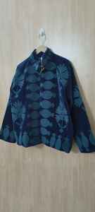 Chaqueta de Terciopelo Indio con Bordado Floral, Chaqueta Corta con Forro de Algodón, Chaqueta Suzani Hecha a Mano, Abrigo para Mujer - Product Image 5