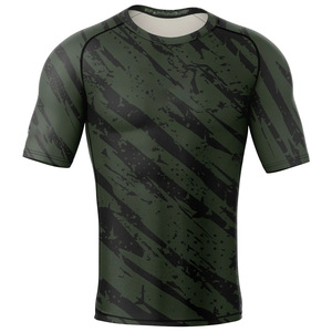 Custom Rash Guard Sportswear Unisex Adult Long Sleeve <b>Compression</b> <b>Shirt</b> Sublimation Training Top Spandex/Polyester Quick Dry - Product Image 4