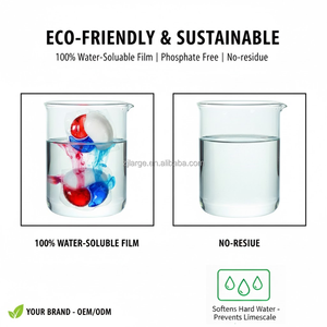 Pack économique Tout-en-un : Capsules de détergent lave-vaisselle anti-calcaire sans phosphate pour usage domestique - Product Image 3