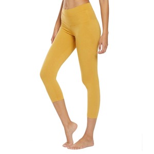 Vêtements de sport pour femmes en polyester et élasthanne, pantalon capri court pour la gym, le yoga, taille élastique, léger - Product Image 6