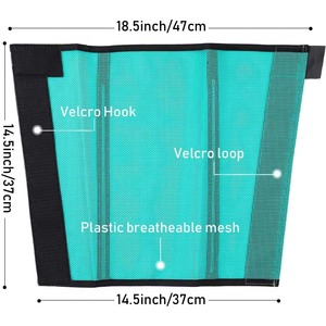 รองเท้ากันแมลงวันสำหรับม้า ยี่ห้อ BRAND ZONE แบบปรับได้ ระบายอากาศได้ดี ป้องกันขาสำหรับม้า ผู้ค้าส่ง อุปกรณ์สำหรับม้า - Product Image 3