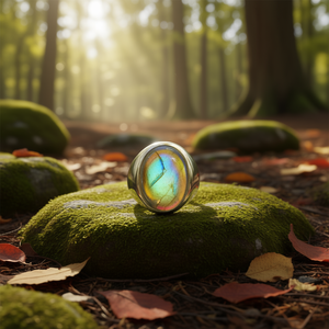 11.0 Grams Fine <b>Labradorite</b> <b>Ring</b> - Product Image 3