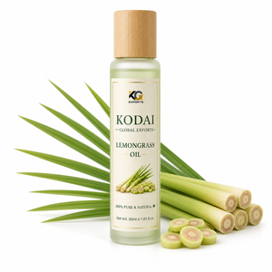 Aceite Esencial de Limoncillo de Tamil Nadu 100% Puro y Natural de Primera Calidad, Destilado al Vapor, para Aromaterapia y Cuidado Facial, Kodai Global Export - Product Image 1