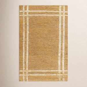 Minimalistic design Scalloped <b>Runner</b> rug for Meditation made of 100% Natural Jute fibers Custom Area Rugs from India - Product Image 6