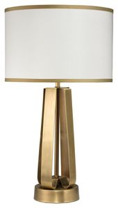 Modern Metal Table Lamp with Fabric Shade Decorative Lamp for Bedroom Living Room Use - Product Image 3