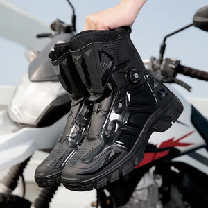 Protège-tibias et genoux unisexes légers, respirants et imperméables pour moto, motocross, tout-terrain et cyclisme - Product Image 4