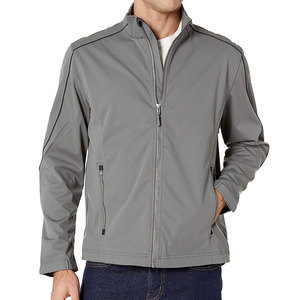 Veste softshell pour homme en gros – Logo brodé personnalisé, veste d'extérieur coupe-vent |   Qualité supérieure - Product Image 1
