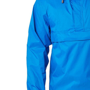 Chaqueta Impermeable y Transpirable para Hombre, Estilo Anorak, con Bolsillos Laterales, Cierre de Pullover, 100% Poliéster, Color Sólido, para Verano - Product Image 5