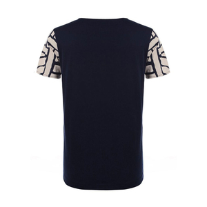 T-shirt pour homme de haute qualité, 100% polyester, logo personnalisé sur le devant, manches courtes, séchage rapide, respirant, prix de gros - Product Image 2