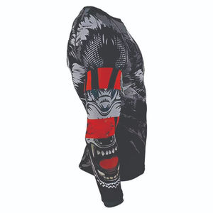 Rashguard respirant à séchage rapide pour garçons et filles, imprimé par sublimation de qualité supérieure, logo personnalisé pour l'entraînement aux arts martiaux mixtes UPF50 - Product Image 2