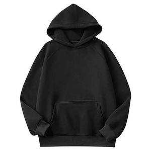 Sweat-shirts à capuche unis pour hommes, vêtements streetwear, service OEM ODM, fabrication sur mesure, matière coton, haute qualité - Product Image 2