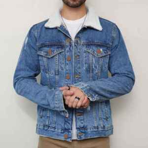 Custom Logo Denim Jacket Men Designer Casual Cotton Jacket OEM Jean Male Best Quality Denim Jackets For Men - Product Image 6