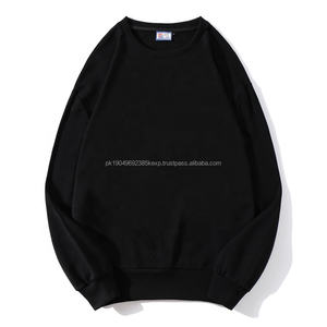 Sudaderas de Algodón con Cuello Redondo, Personalizadas, Casuales, Extra Grandes, de Manga Larga, Lisas, con Hombros Caídos - Product Image 3