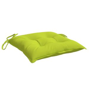 Juego de 2 Cojines para Silla de Tela Oxford Verde Brillante, Cojines y Almohadas para Exteriores de Fibra Hueca de PP - Product Image 4