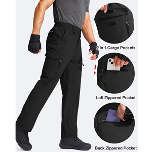 Pantalon cargo homme léger, séchage rapide, anti-boulochage, style parfait, prix raisonnable, vente en gros fabricant - Product Image 3